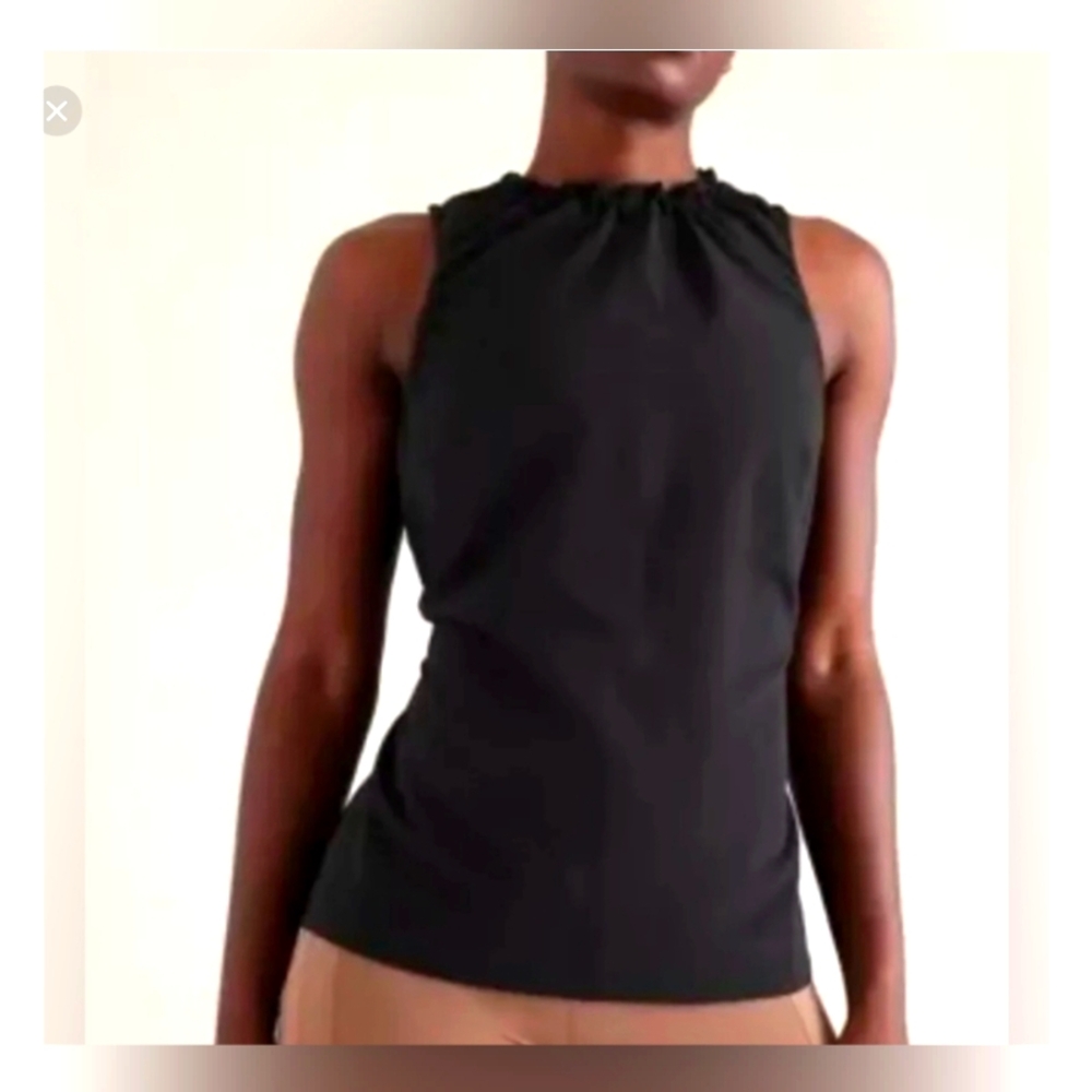 Athleta Navigate Black Cinch Tank Size XS